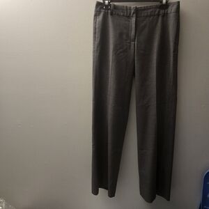 J.Crew Womens 4 Wool Blend Favorite Fit Business Trouser Pants Wide Leg Gray